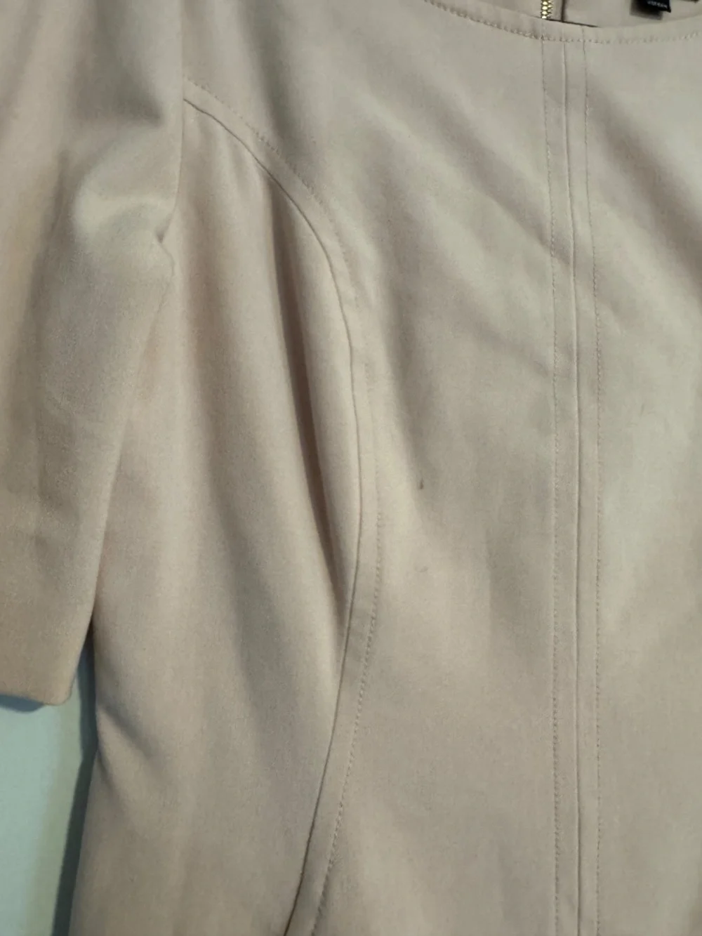 Tahari by ASL Blush Pink Sheath Dress w/Pocket, Size 6 Petite - Picture 3 of 13
